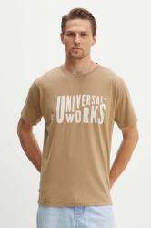 Universal Works tricou din bumbac MYSTERY TRAIN PRINT TEE 9BYX-TSM1KB_12X (29182)