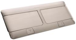 Legrand 54023 - Konnektor keret asztallaphoz POP-UP 2x4M nerez 54023 (SM54023)