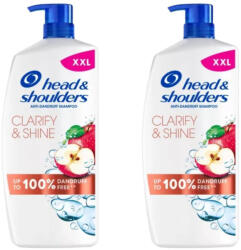 Head & Shoulders Clarify & Shine Korpásodás Elleni Sampon Almaecettel (2x800 ml)