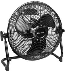  12"/30 cm-es 70W fekete padlóventilátor cirkulátor (44-652)