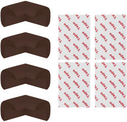  Barna sarkokvédők bútorra, 4 db (69-035)