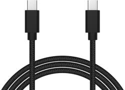 BLOW USB-C - USB-C 1, 5m fekete, fonott USB-C 1, 5m (66-156)