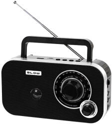  Hordozható analóg AM/FM BLOW RA12 fekete-ezüst rádió (77-543)