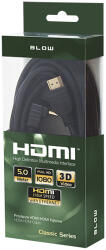  HDMI szögkábel 5m - csatlakozó 90° (92-605)