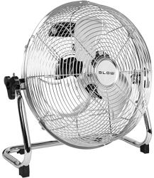  Padlóventilátor 12"/30cm 70W keringető EZÜST (44-651)