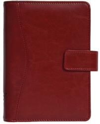 SATURNUS Gyűrűs kalendárium SATURNUS M231 sárga lapos bordó műbőr 2026 (SM231-002) - vectraline