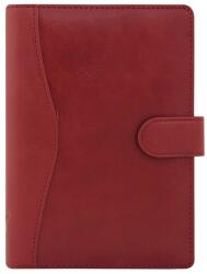 SATURNUS Gyűrűs kalendárium SATURNUS M212 sárga lapos bordó marhabőr 2026 (SM212-002) - vectraline