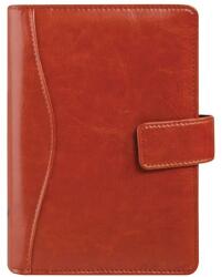 SATURNUS Gyűrűs kalendárium SATURNUS L231 sárga lapos antik barna műbőr 2026 (SL231-001) - vectraline