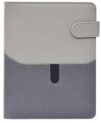 SATURNUS Gyűrűs kalendárium SATURNUS L229 sárga lapos szürke-szürke műbőr 2026 (SL229-008) - vectraline