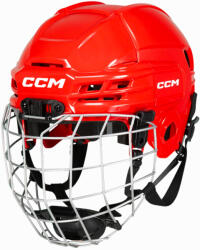 CCM Cască de hochei Tacks 70 Combo Red Youth