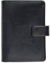 SATURNUS Gyűrűs kalendárium SATURNUS M231 sárga lapos fekete műbőr 2026 (SM231-003) - vectraline