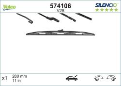 Valeo Silencio 280 mm 574106