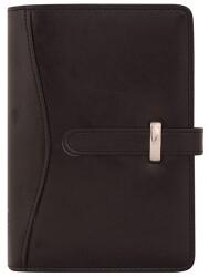 SATURNUS Gyűrűs kalendárium SATURNUS S437 fehér lapos fekete műbőr 2026 (SS437-003) - vectraline