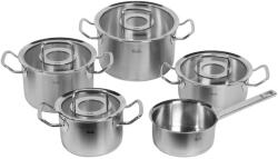 Fissler Set de vase pentru gătit ORIGINAL PROFI, set de 5, argintiu, oțel inoxidabil, Fissler (FS084129050000)