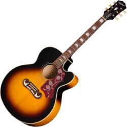 Epiphone J-200 Studio EC Vintage Sunburst Chitară electro-acustică Jumbo