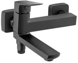 FERRO Vitto Verdeline kád csaptelep befordítható kifolyóval, kifolyócsővel matt fekete (FE-BVI1RVLBL)