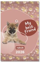 NEBULO Zsebnaptár NEBULO A/6 heti papírborítós So Cute 2026 (TZSN-A6-26-D3) - tonerpiac