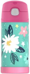Thermos Termos Thermos pentru copii cu pai, 355 ml, wild flowers