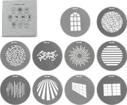 NANLUX NL rögzítésű kivetítő tartozék GOBO Kit 1 (AS-GB-A-SET1)