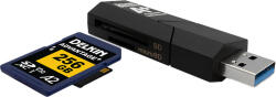 Delkin SD és MicroSD A2 kártyaolvasó (USB 3.1) (DDREADER-55)