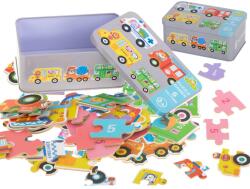  30 részes logikai puzzle (járművek) (KX6017)