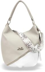 ZELLIA Női Válltáska 22010 - Next C. Peacock - Beige-Fehér (ZLK-22010-87079074)