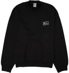 Nike Sweat x Stussy Wash Crew Fleece Black fekete - decathlon - 187 281 Ft