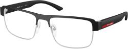 Prada PS51RV 1BO1O1 Matte Black/Silver Demo Lens szemüveg (PS51RV 1BO1O1)