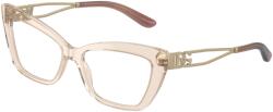 Dolce&Gabbana DG3375B 3432 Transparent Camel Demo Lens szemüveg (DG3375B 3432)