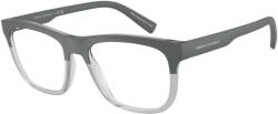 Giorgio Armani AX3050 8031 Matt Grey/Transparent Grey Demo Lens szemüveg (AX3050 8031)
