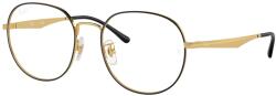 Ray-Ban RX6517D 2991 Black On Gold DEMO LENS szemüveg (RX6517D 2991)