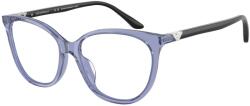 Giorgio Armani EA3249U 6200 Shiny Transparent Blue Demo Lens szemüveg (EA3249U 6200)