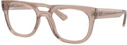 Ray-Ban RX7226 8317 PHIL Transparent Light Brown Demo Lens szemüveg (RX7226 8317)