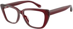 Giorgio Armani EA3256U 6254 Shiny Transparent Bordeaux Demo Lens szemüveg (EA3256U 6254)