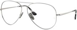 Ray-Ban RX8789 1002 AVIATOR TITANIUM Silver DEMO LENS szemüveg (RX8789 1002)