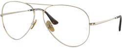 Ray-Ban RX8789 1246 AVIATOR TITANIUM Arista Gold DEMO LENS szemüveg (RX8789 1246)