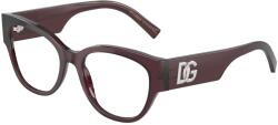 Dolce&Gabbana DG3377 3045 Transparent Violet Demo Lens szemüveg (DG3377 3045)