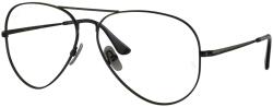 Ray-Ban RX8789 1244 AVIATOR TITANIUM Black DEMO LENS szemüveg (RX8789 1244)