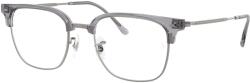 Ray-Ban RX7216 8470 NEW CLUBMASTER Grey On Gunmetal DEMO LENS szemüveg (RX7216 8470)