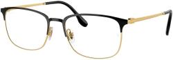 Ray-Ban RX6494 2991 Black On Gold DEMO LENS szemüveg (RX6494 2991)