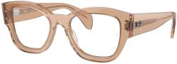 Ray-Ban RX7681V 8353 JORGE Transparent Light Brown DEMO LENS szemüveg (RX7681V 8353)