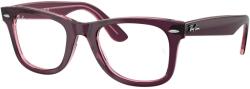 Ray-Ban RX4340V 8364 WAYFARER EASE Violet On Transparent Pink DEMO LENS szemüveg (RX4340V 8364)
