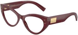 Dolce&Gabbana DG3403 3442 Bordeaux Lace Demo Lens szemüveg (DG3403 3442)