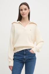 Tommy Hilfiger pulóver női, bézs, WW0WW44451 - bézs S