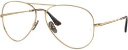 Ray-Ban RX8789 1247 AVIATOR TITANIUM Light Brown DEMO LENS szemüveg (RX8789 1247)