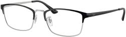 Ray-Ban RX8772D 1235 Black On Silver DEMO LENS szemüveg (RX8772D 1235)