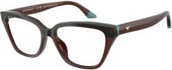 Giorgio Armani EA3270U 6318 Transparent Brown/Teal Demo Lens szemüveg (EA3270U 6318)
