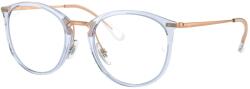 Ray-Ban RX7140 8336 Transparent Light Blue Demo Lens szemüveg (RX7140 8336)