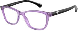 Giorgio Armani EA3099 6197 Shiny Transparent Violet Demo Lens szemüveg (EA3099 6197)