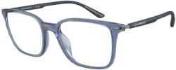 Giorgio Armani EA3242U 6108 Shiny Transparent Blue Demo Lens szemüveg (EA3242U 6108)